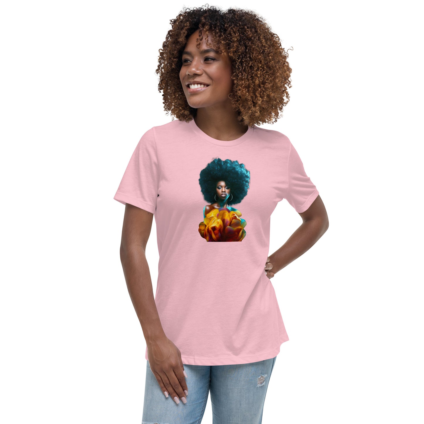 Afro Women's Relaxed T-Shirt - LeMack 